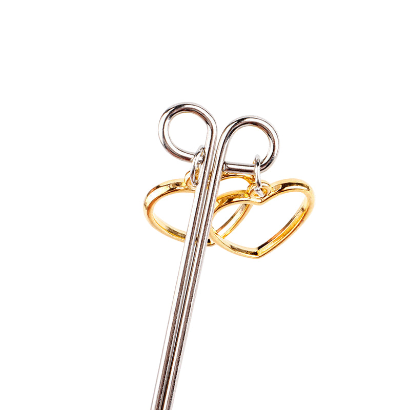 Clitorial Clamp Metal Heart Pendant Sex Toy