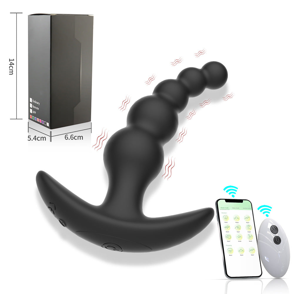 Vibrating Anal Balls Remote Control Silicone Anal Toy