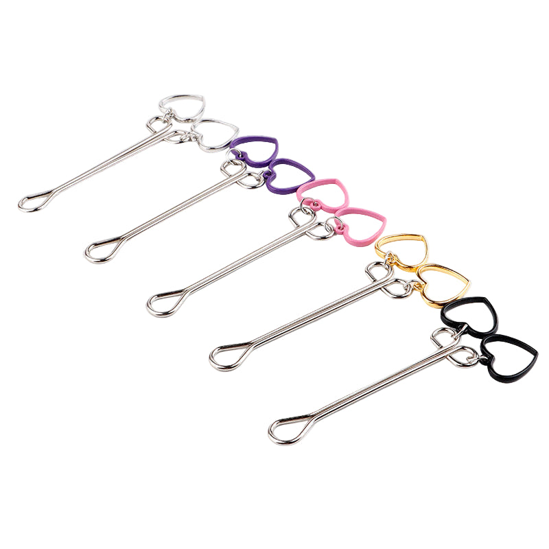 Clitorial Clamp Metal Heart Pendant Sex Toy