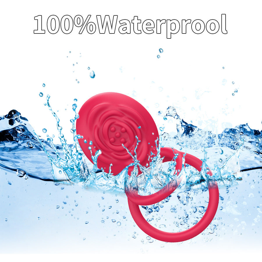 Male Rose Toy App Controlled Vibrating Penis Ring