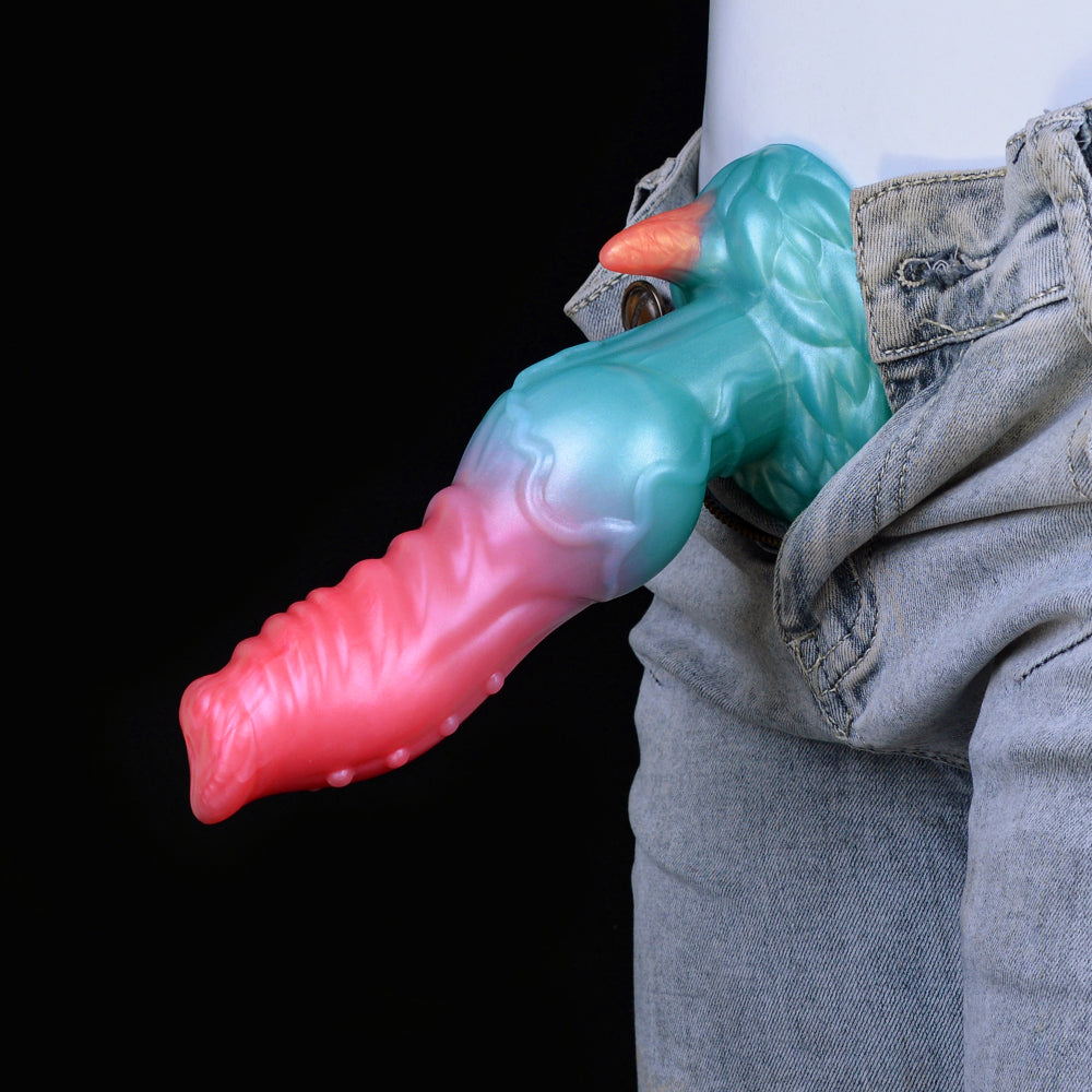 7 Inch Silicone Spiked Knot Dog Dildo