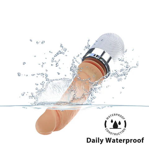 Portable Head Tilt G-spot Thrusting Dildo