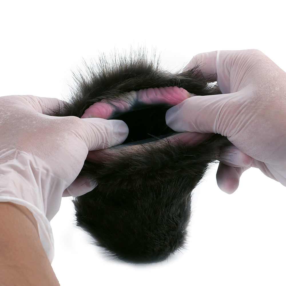 Black Furry Wild Cat Fantasy Pocket Pussy