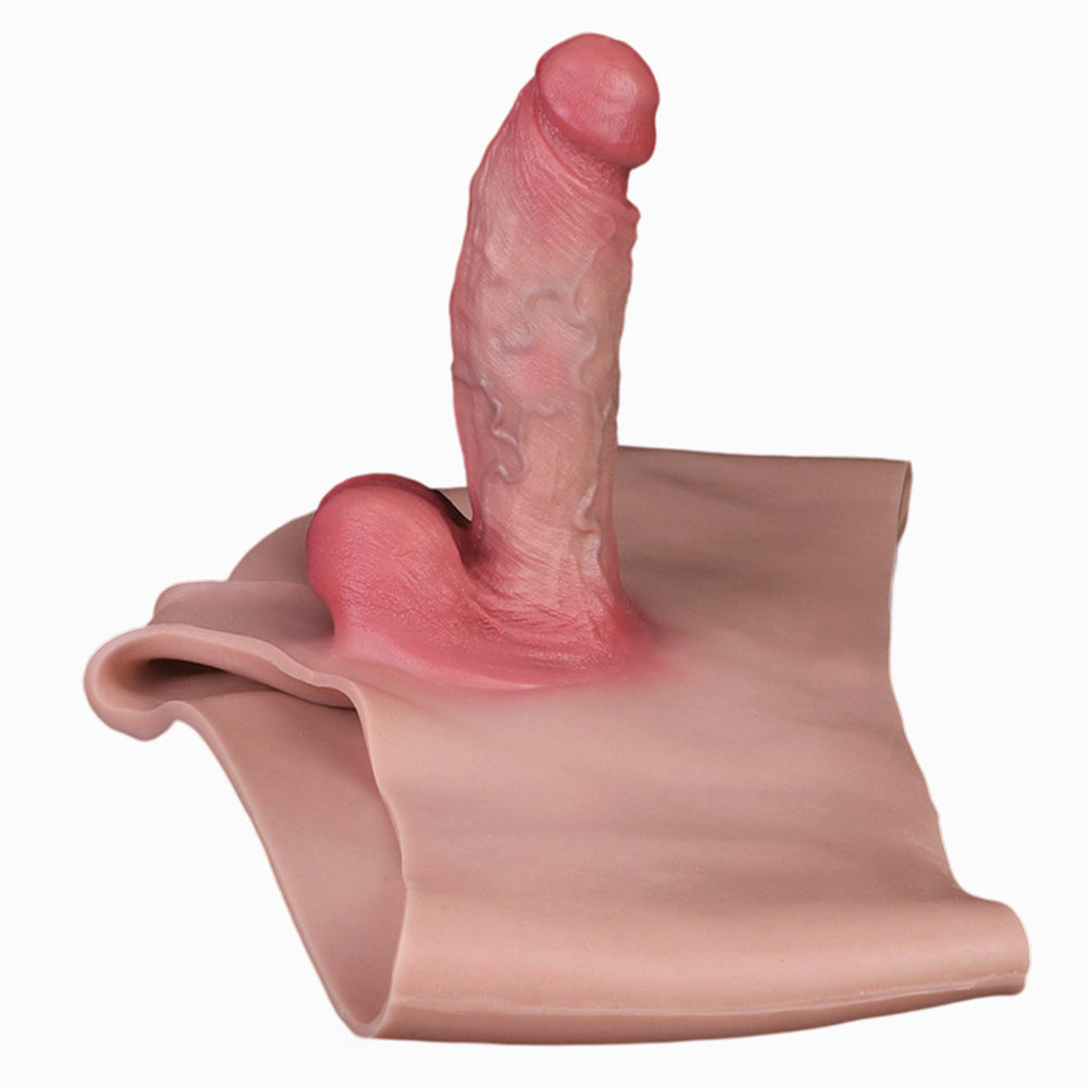 Realistic Silicone Male Hollow Dildo Panties