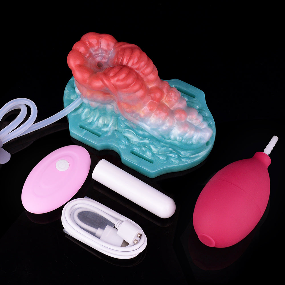 Fantasy Squirt Strap On Grinder Clit Vibrator