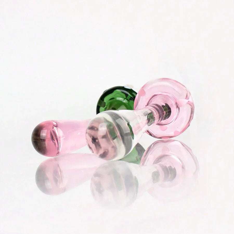 Mushroom Anal Sex Toys Glass Dildo