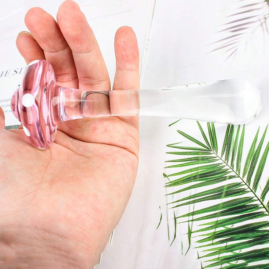 Mushroom Anal Sex Toys Glass Dildo