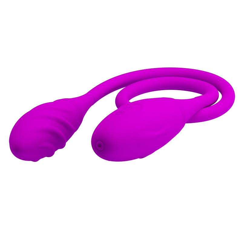 Purple Double Quiet G Spot Egg Vibrator