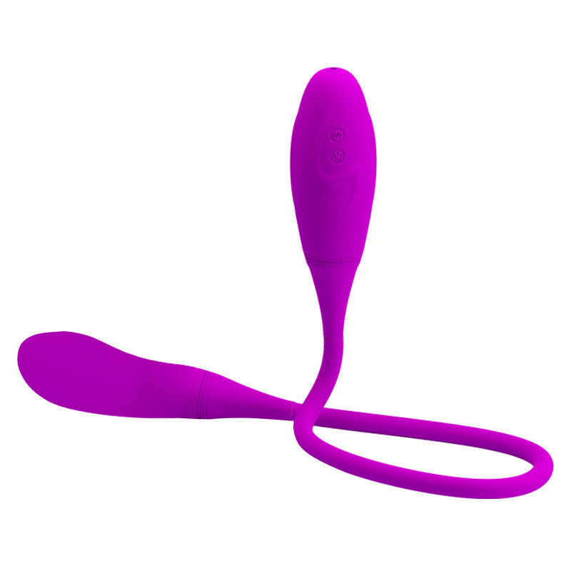 Purple Double Quiet G Spot Egg Vibrator