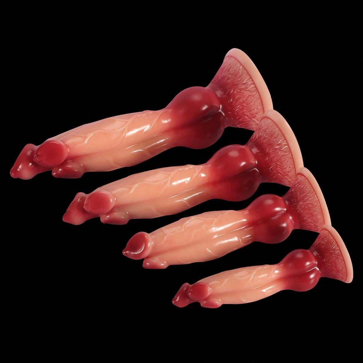 10 Inch Three Headed Fantasy Dog Knot Dildo