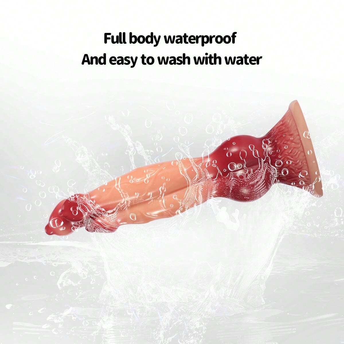 10 Inch Three Headed Fantasy Dog Knot Dildo