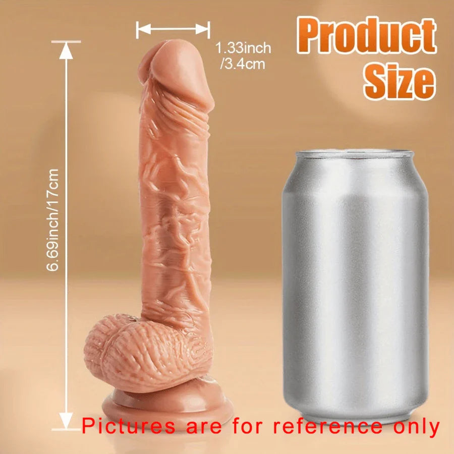 6 Inch Realistic Beginner Vibrating Dildo