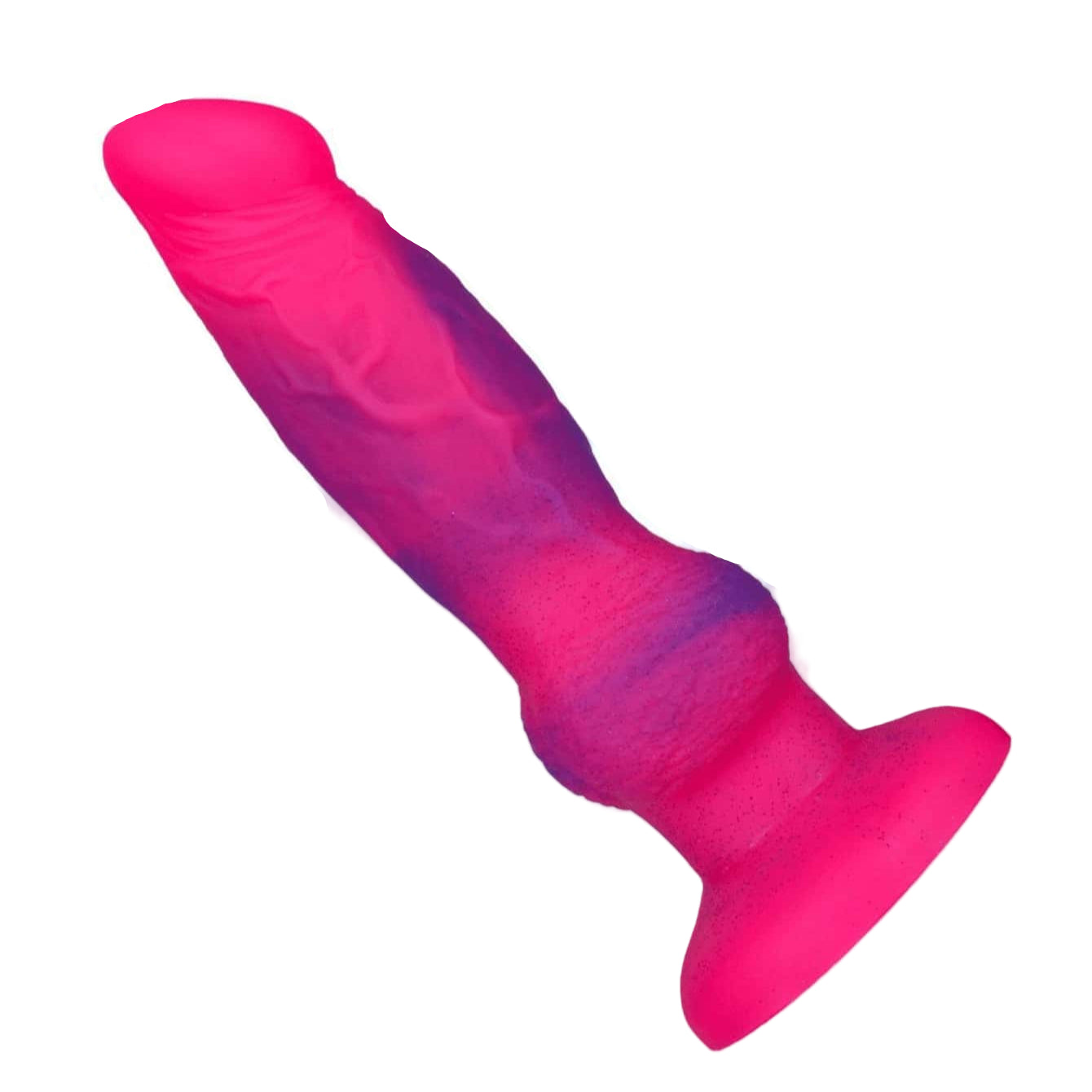 Pink Silicone Anal Knot Dog Dildo