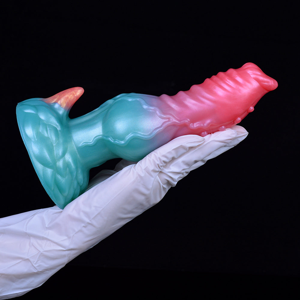 7 Inch Silicone Spiked Knot Dog Dildo