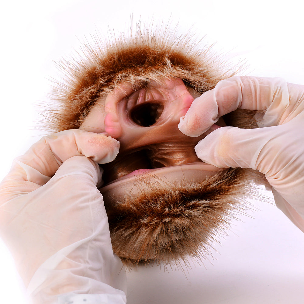 Realistic Furry Elk Pocket Pussy