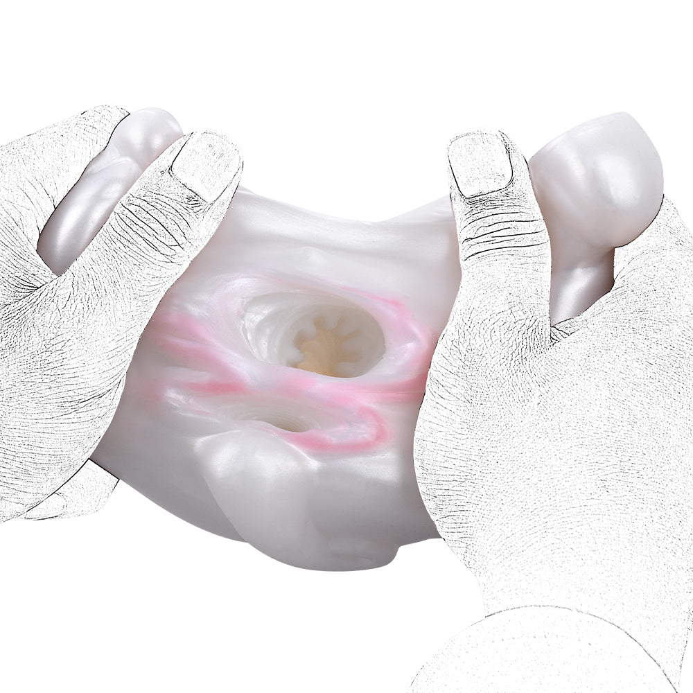 White Pig Silicone Fantasy Vibrating Pocket Pussy