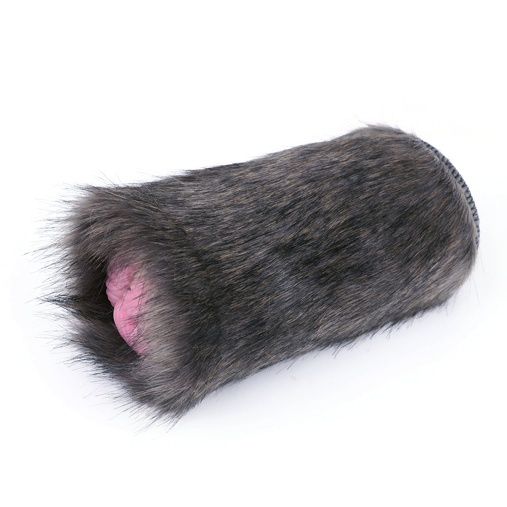 Black Furry Wild Cat Fantasy Pocket Pussy