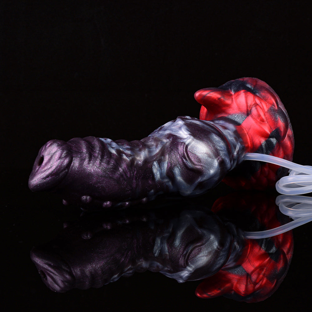 7 Inch Raised Spiked Dog Squirting Dildo