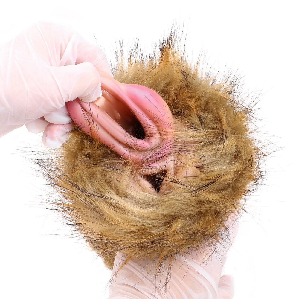 Lifelike Animal Tiger Fake Vagina Fleshlight