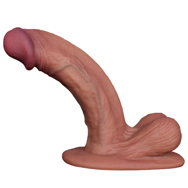 Silicone Soft Curved G Spot Realistic Dildo