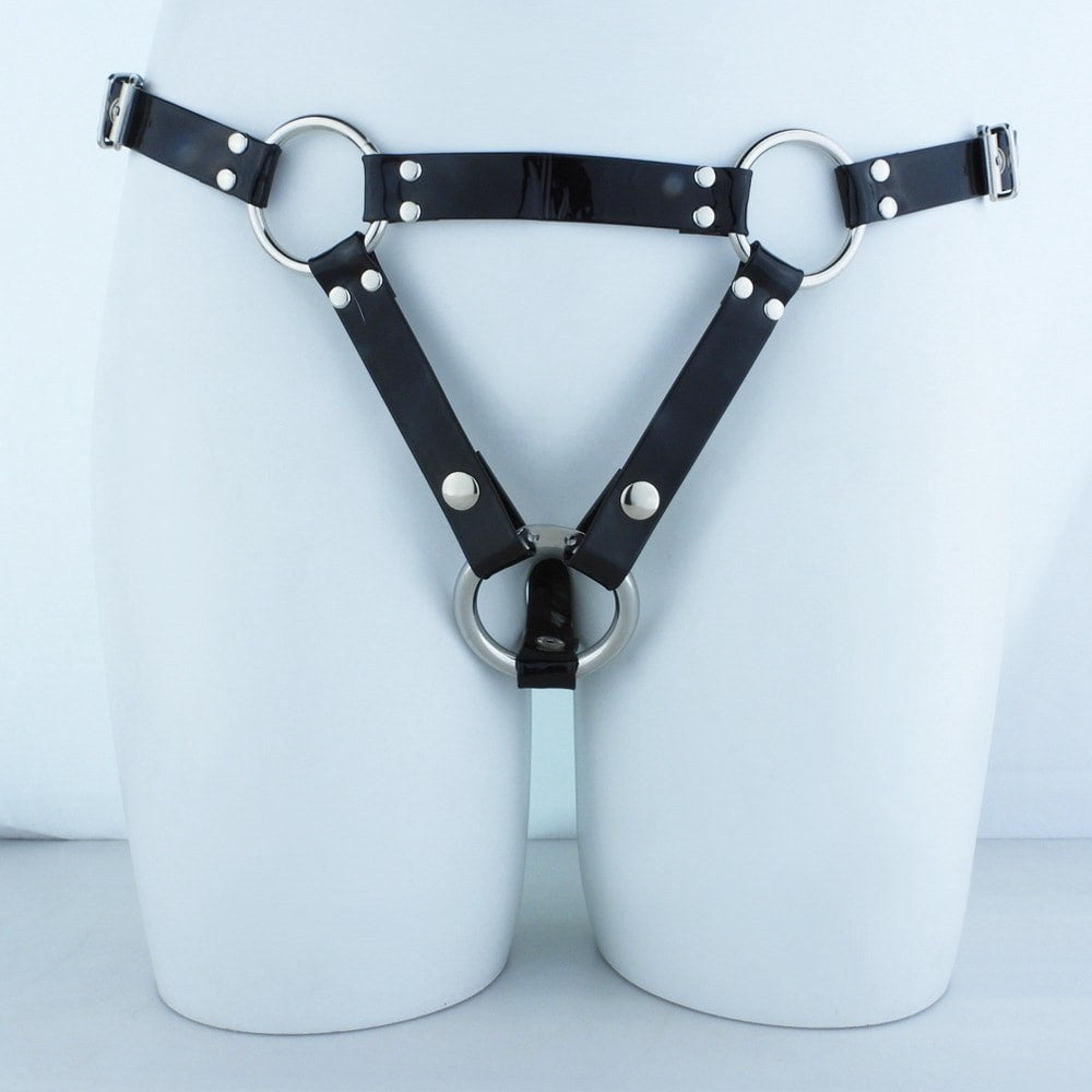 Small Stainless Steel Flat Chastity Cage