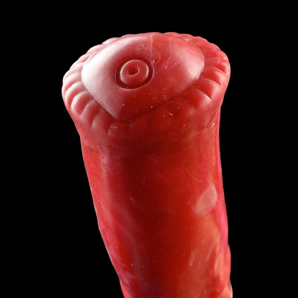Red 6 Inch Animal Cock Penis Sleeve