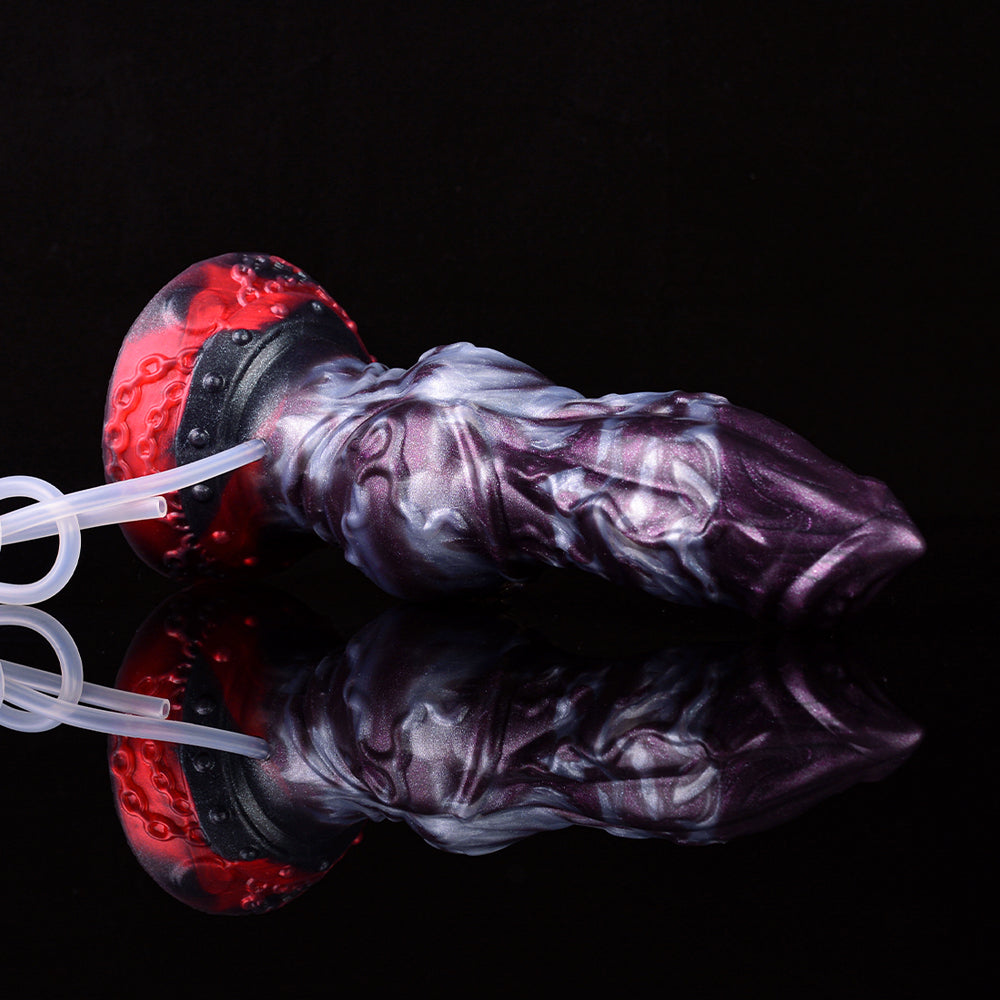 7 Inch Dog Squirting Dildo with Suction Cup