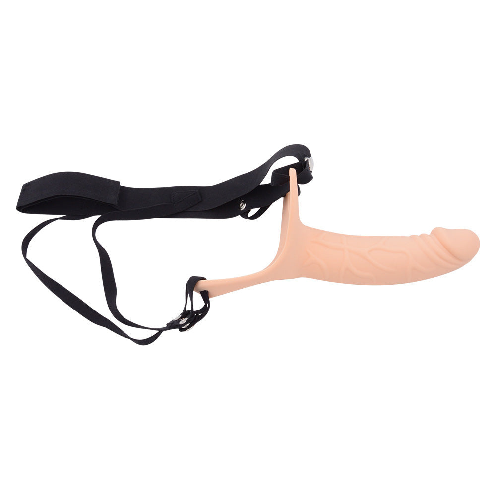 5 inch Hollow Strap On Dildo Flesh Color Cock