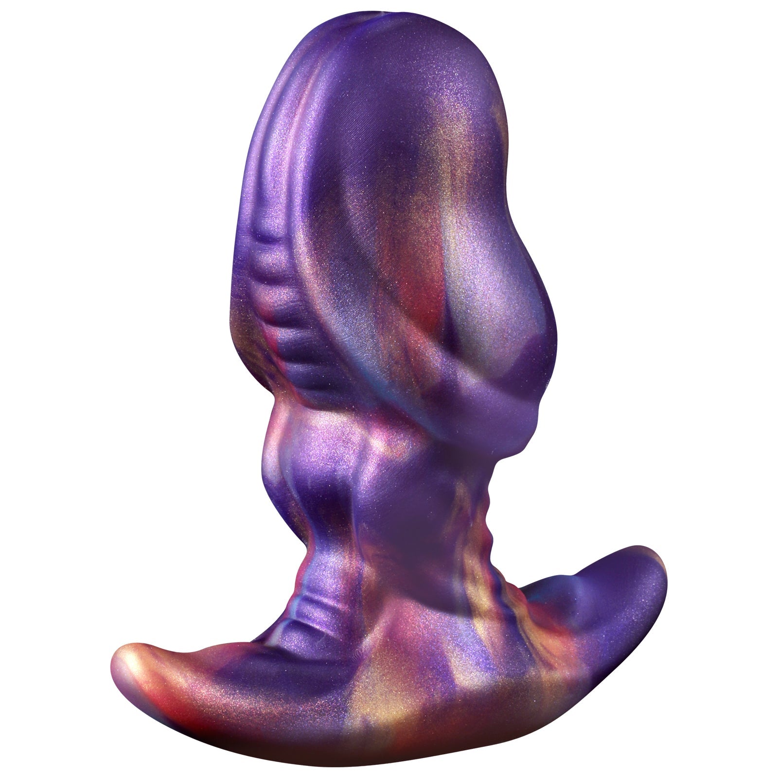 Colorful Smooth Penis Head Silicone Butt Plug