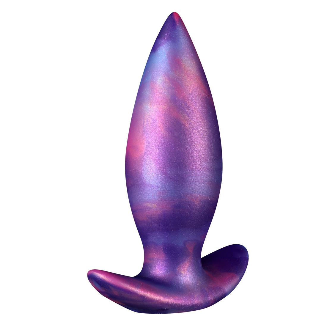 Purple Silicone Tapered Huge Anal Plug Set
