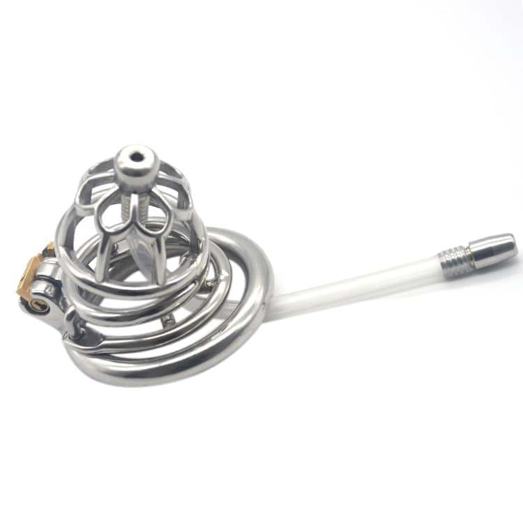 Flower Small Metal Chastity Cage