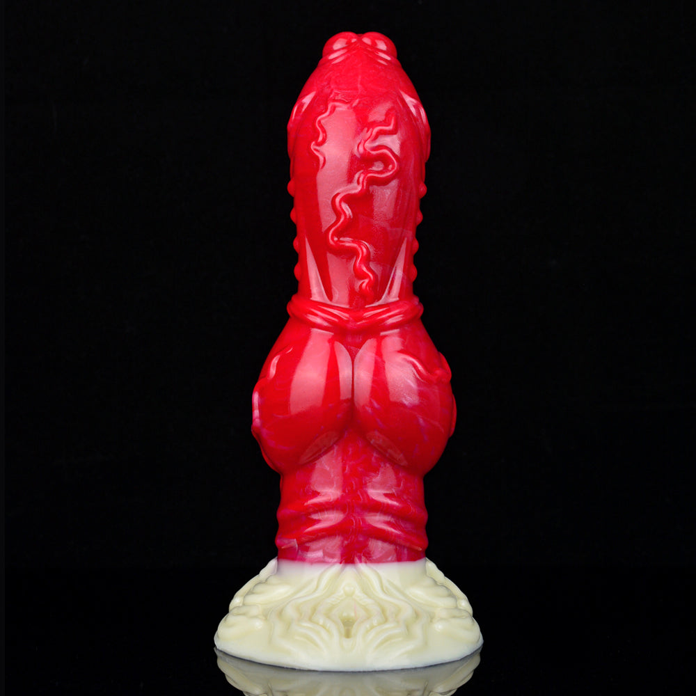 9 Inch Realistic Red Hell Dog Dildo