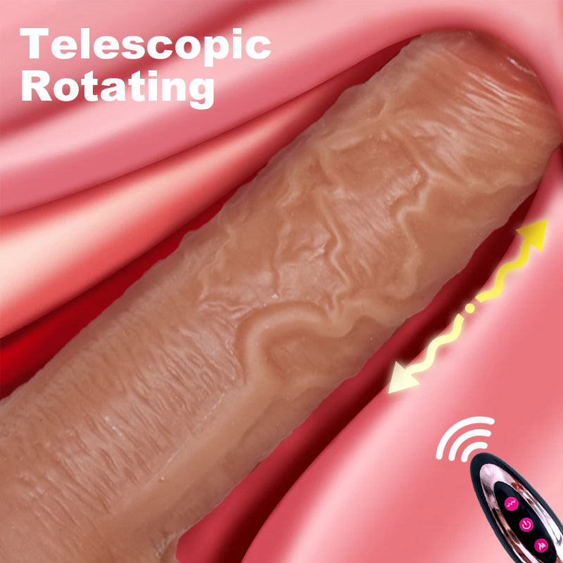 7 Inch Realistic Rotating Heated Thrusting Dildo