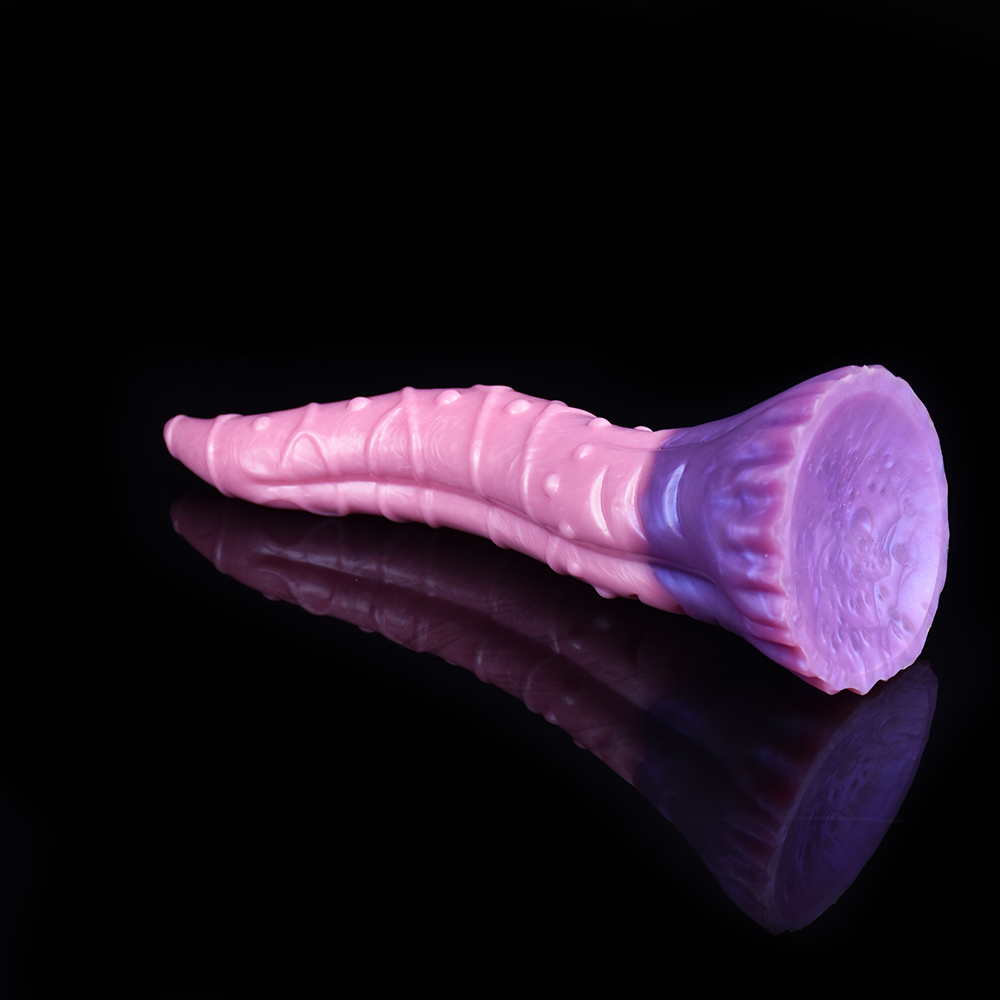 11 Inch Gradient Tail Fantasy Suction Tongue Dildo
