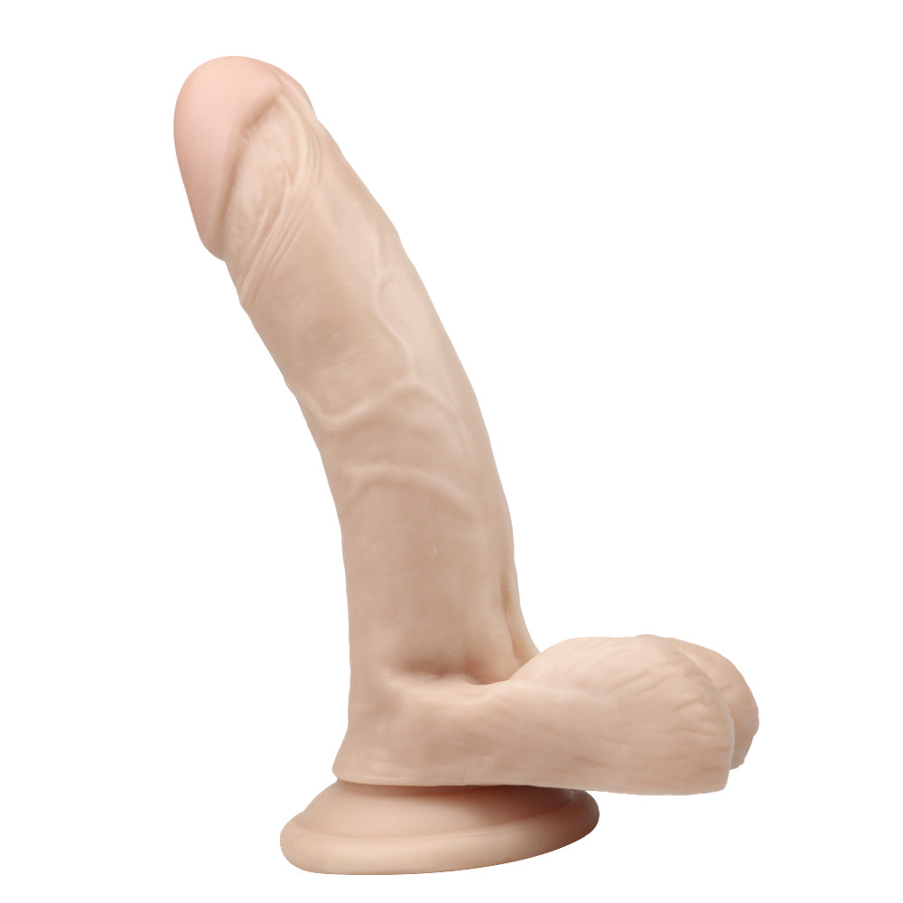 7 Inch White Male Penis Realistic Dildo