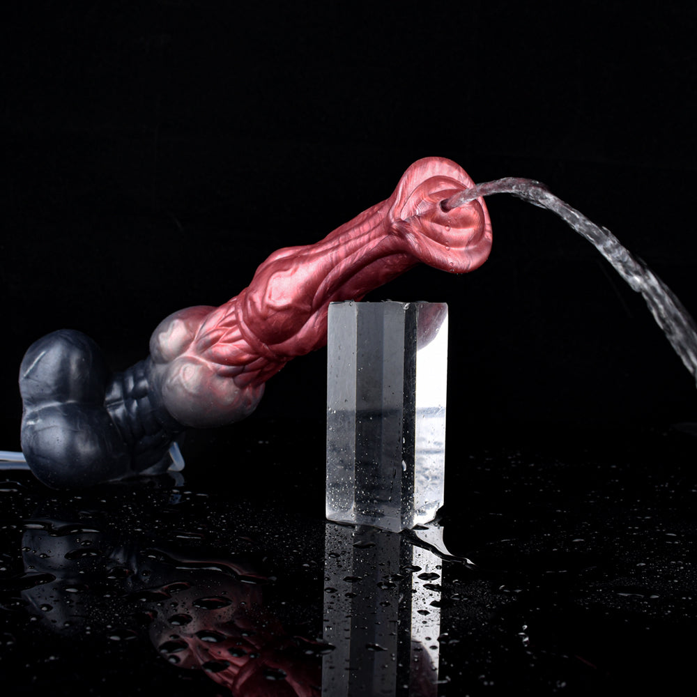 10 Inch Double Knot Horse Squirting Dildo