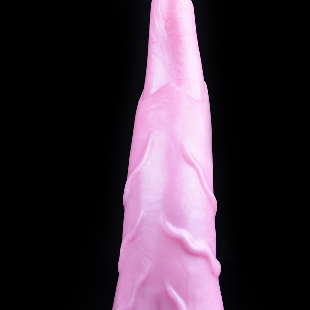 11 Inch Texture Monster Fantasy Suction Tongue Dildo