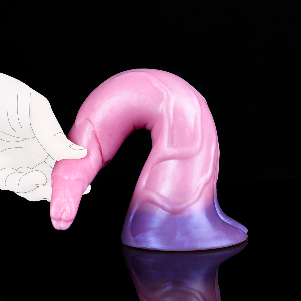 11 Inch Texture Monster Fantasy Suction Tongue Dildo