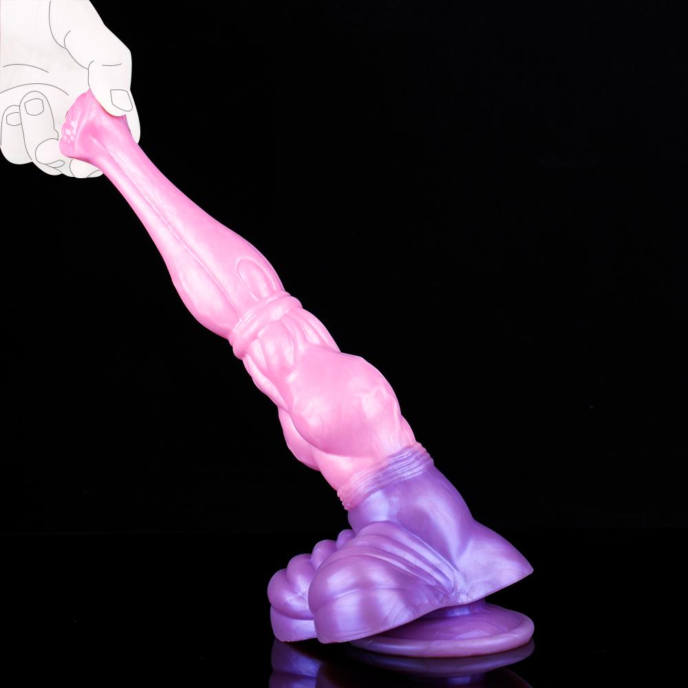 11 Inch Pink Silicone Big Horse Dildo