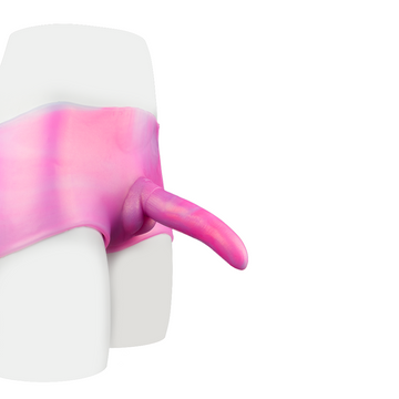 7 Inch Silicone Fantasy Smooth Dildo Panties