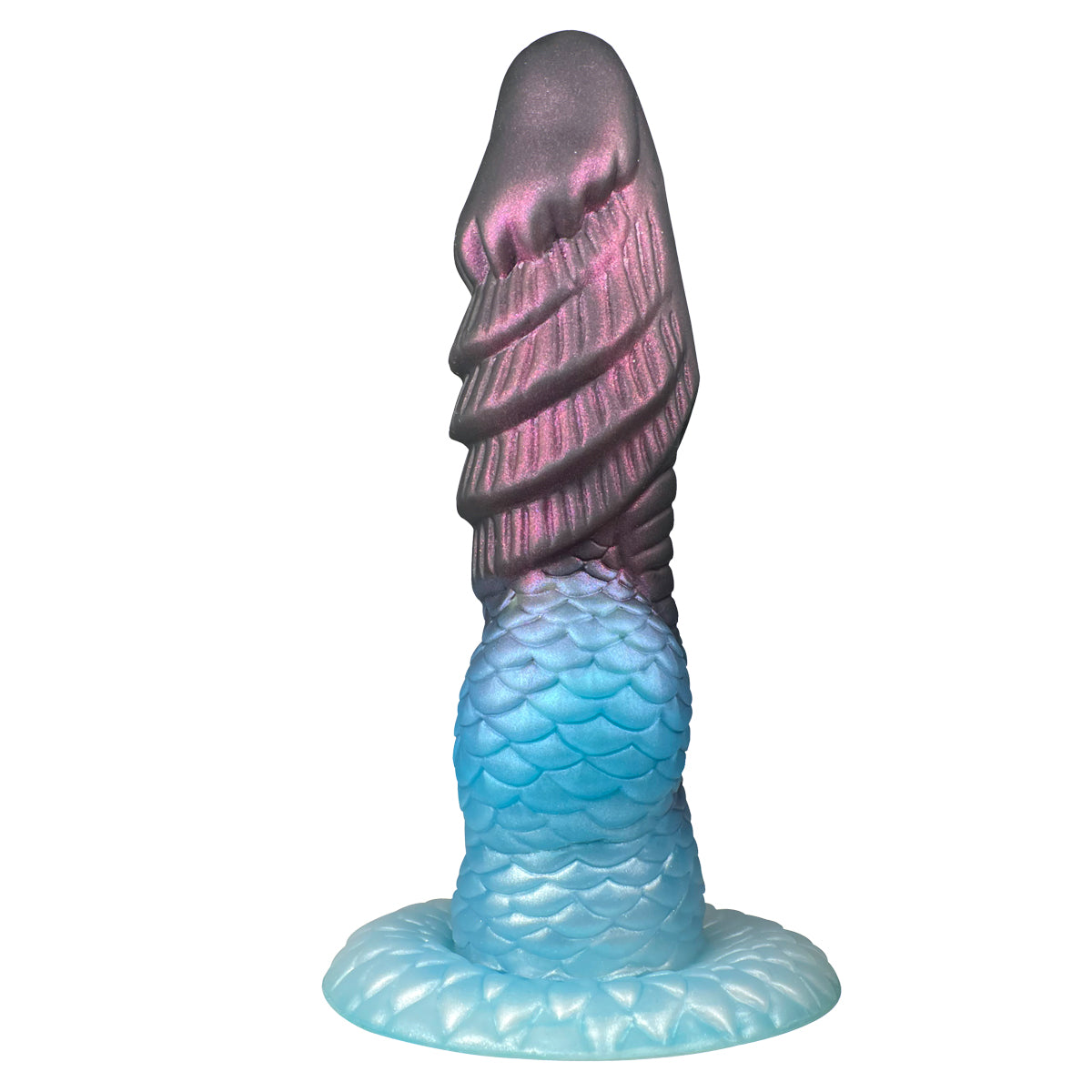 Dragon Scale Ribbed Fantasy Inflatable Dildo