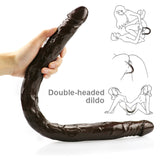 Charger l&#39;image dans la galerie, Double head 22 inch coffee dildo