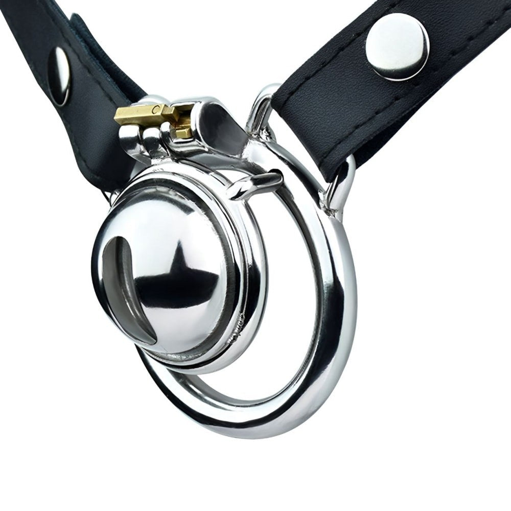 Extra Small Stainless Steel Male Chastity Cage