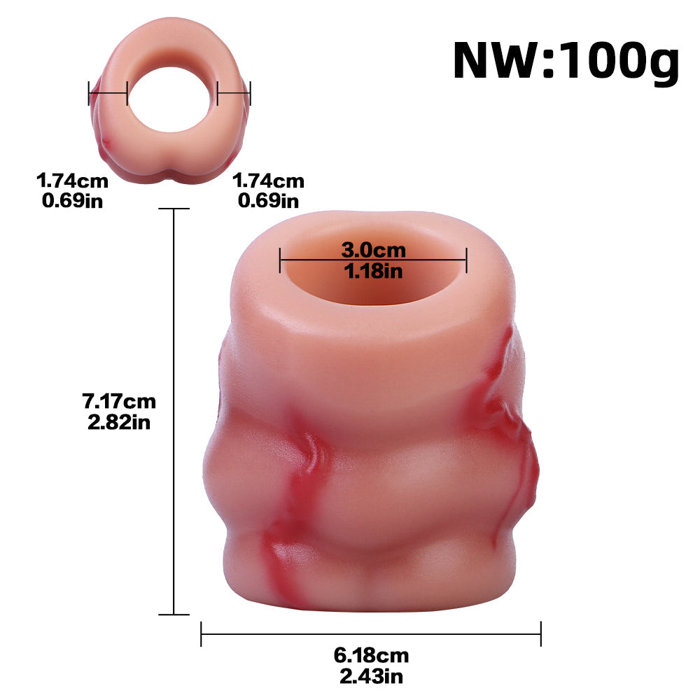 Male Silicone Cock Ring Horse Cock Knots