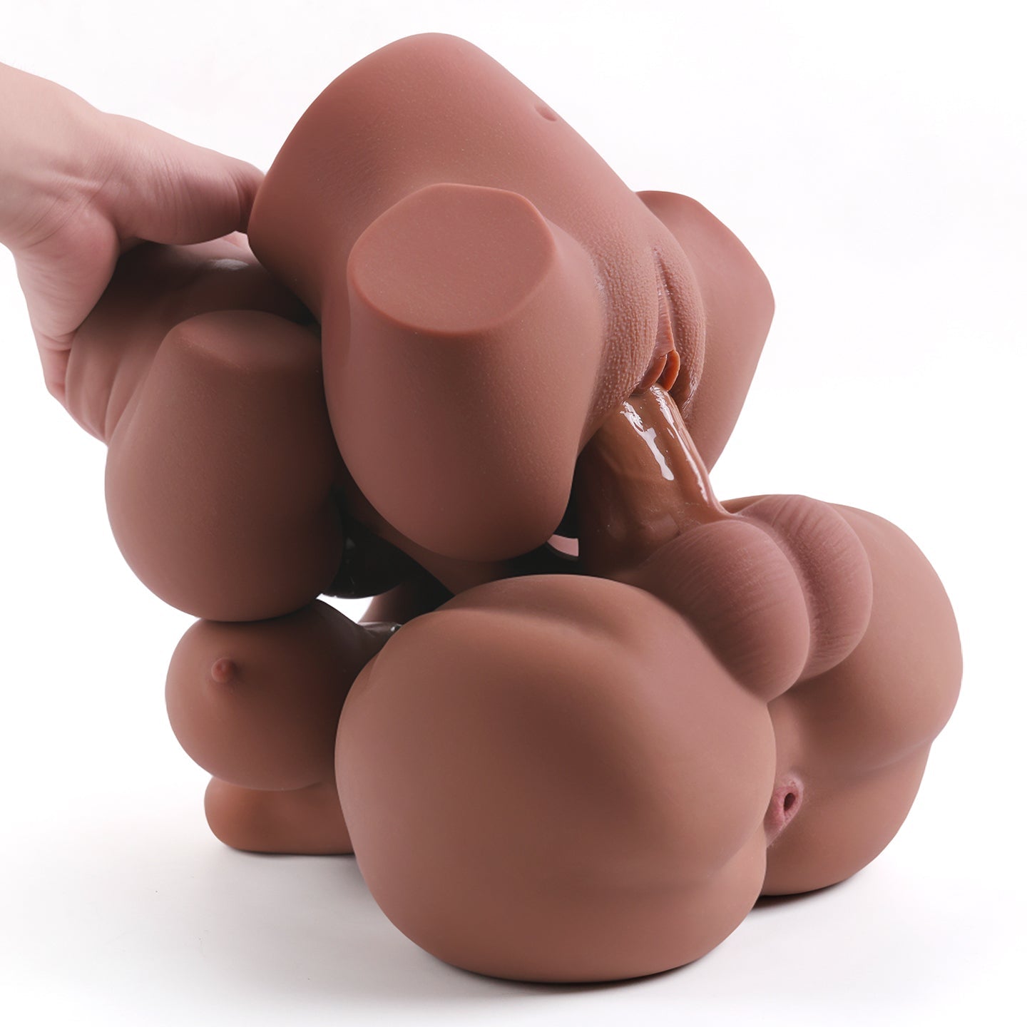 Double Penis Big Ass Sex Doll Torso Dildo
