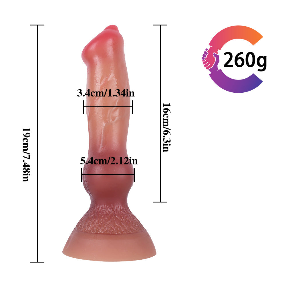7 Inch Realistic Ultra Soft Dog Dildo