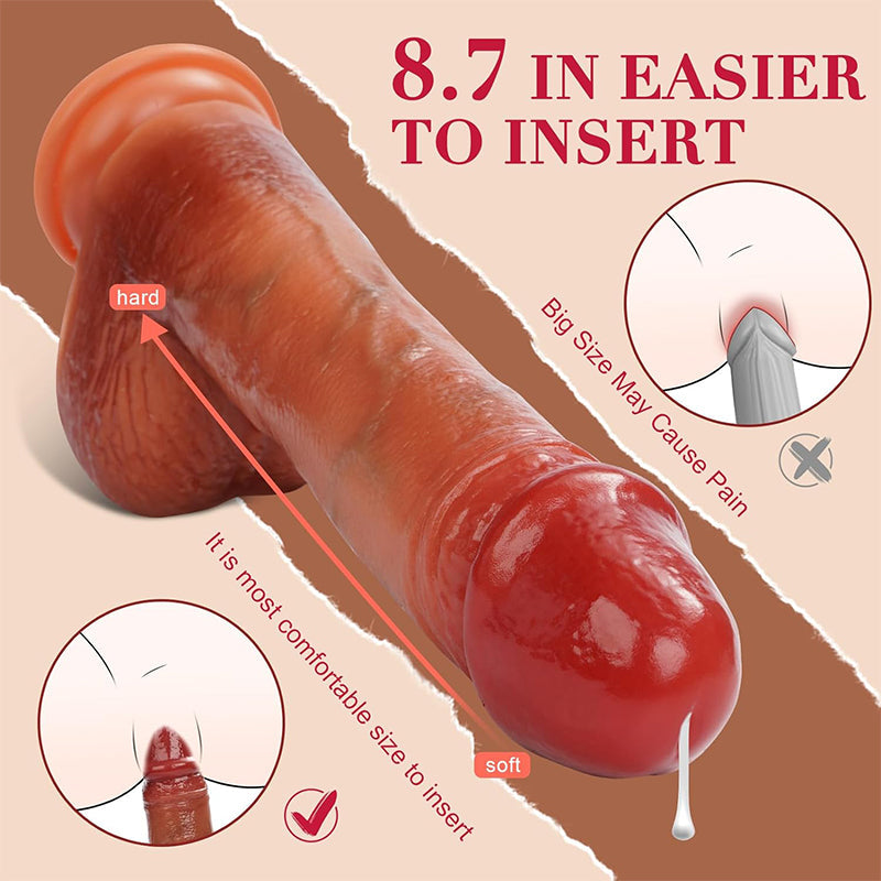 9 Inch Realistic Rotating Thrusting Dildo