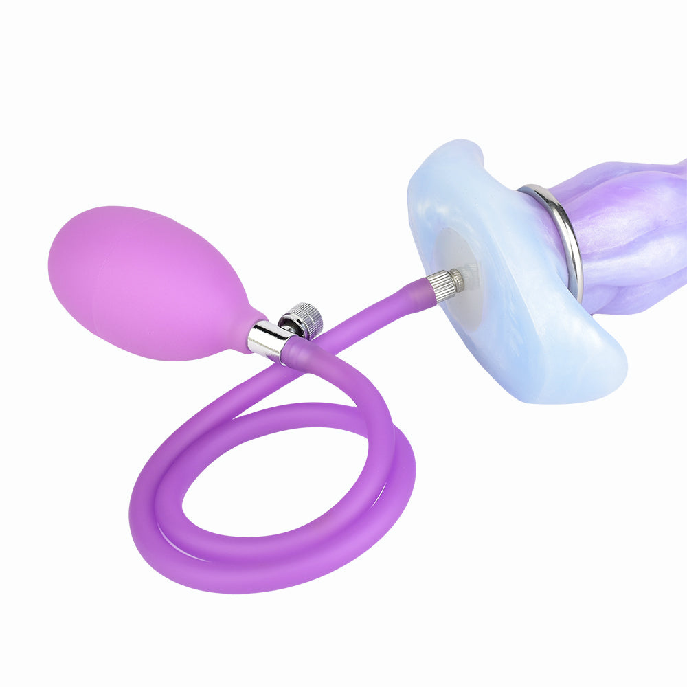 8 Inch Shaped Flower Bud Ovipositor Dildo