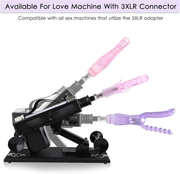Black Adjustable Multi Frequency Sex Machine
