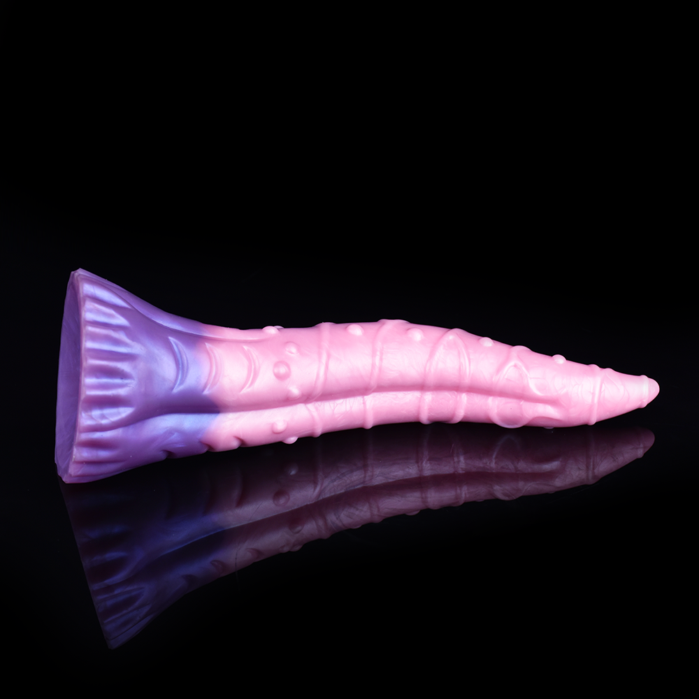 11 Inch Gradient Tail Fantasy Suction Tongue Dildo
